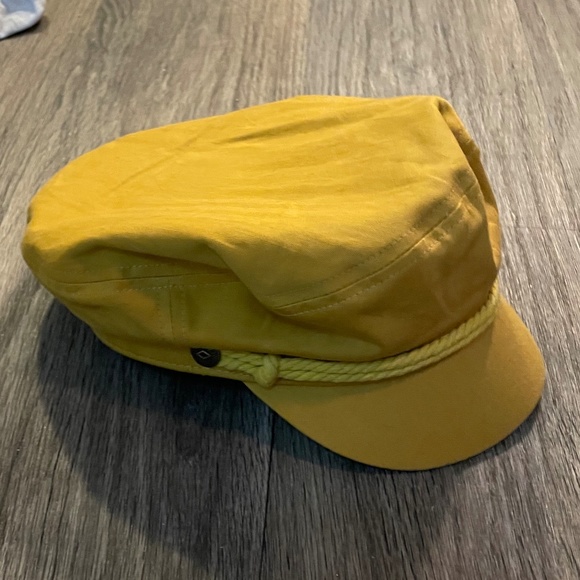 HP 💕chic street style classic Brixton mustard fisherman cap worn once! Size XS - Picture 12 of 12